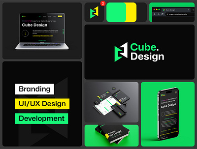 Cube Design - Logo & Complete Brand Identity Design agency brand identity branding company design graphic design illustration logo logo design new trend ui ui design uiux