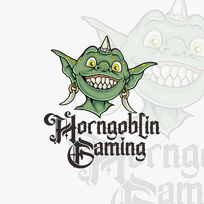 Horngoblin Gaming branding design digital illustration drawing gaming goblin graphic design illustration logo logo design logo illustration logo vintage vector