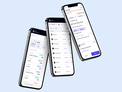 Carepack—Streamlined Corporate Expenses and Time Off Management app balance corporate design figma hr mobile platform time off ui uiux ux web