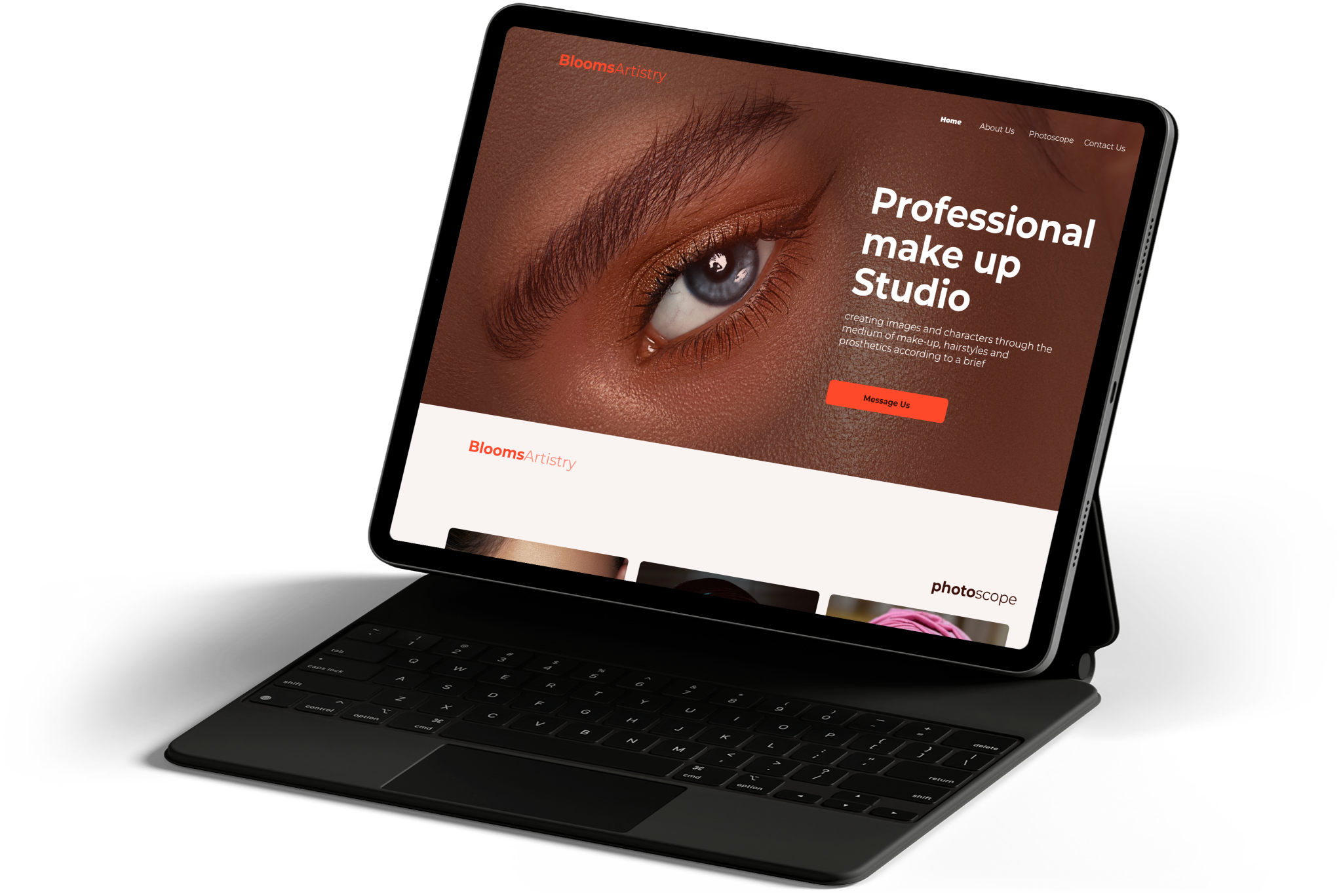 Example of Web Landing Page Design And Development