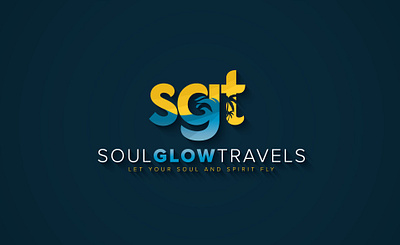 Travel Logo Design apparel branding design energy graphic design illustration logo logo design merch soul glow travel logo design travels ui vector