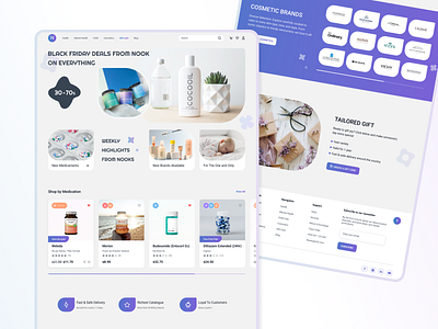 Pharmacy eCommerce Concept ecommerce figma health healthcare online store pharmacy product design store ui uiux ux web website