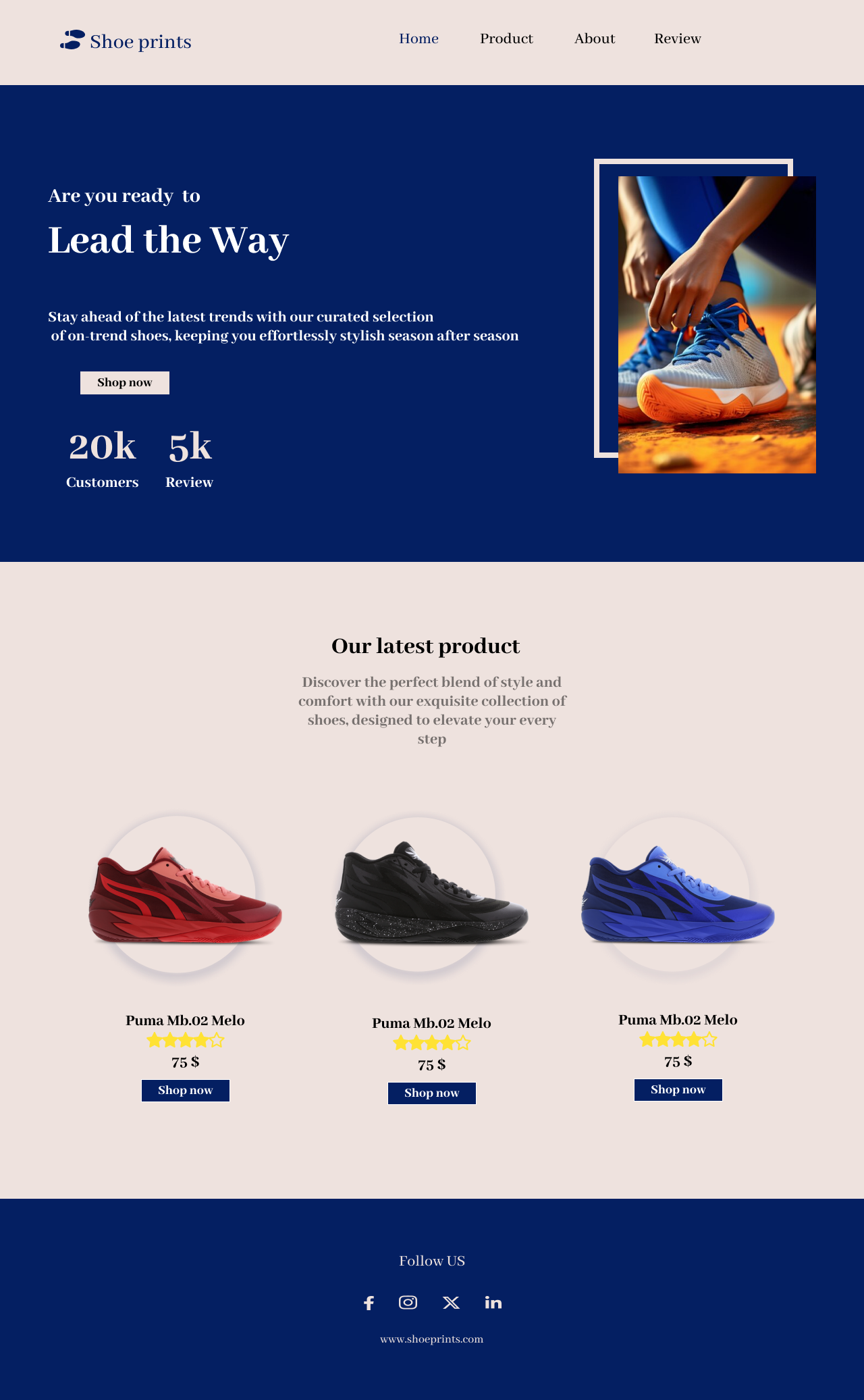 Product landing page by Nadeen Elhalawany on Dribbble