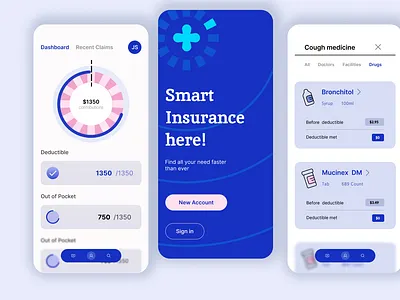 Health Tracking and Recommending medicine app 3d 70day challenges animation app branding challente dailyui design graphic design icon illustration logo messaging minimal portfolio typography ui ux vector web