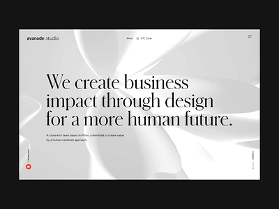 Digital Innovation Studio - Concept #3 3d animation design transition ui ui design website website design