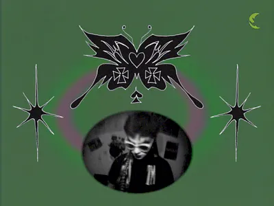 Tapenight - Glue Music Video amimation butterfly fbf frame by frame guitar illustration moon motion mtv music video retro rock band vhs
