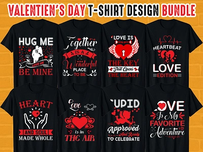 Valentine's Day T-Shirt Design Bundle anniversary birthday buketbunga chocolate couplegoals design fashion february flowers graphic design happyvalentinesday heart instagood love t shirt taypography valentine valentinegift valentinesdaygift vector