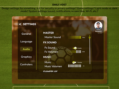 Daily #007 - Settings Page challenge daily007 design figma ui uidesigner ux