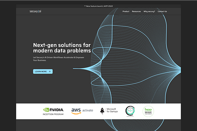 Secuvy website design branding logo ui ux