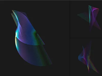 Shape and form study 03 graphic design illustration vector