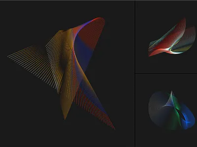 Shape and form study 04 graphic design illustration vector