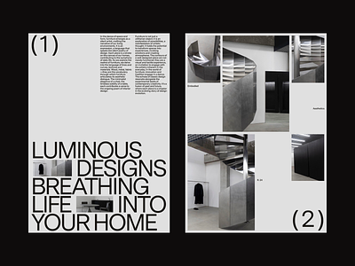Embodied Aesthetics architecture brand branding clean design editorial fashion furniture grid layout minimal swiss typography web