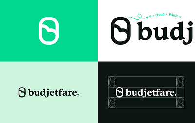 Budjetfare - Flight Deals App branding logo