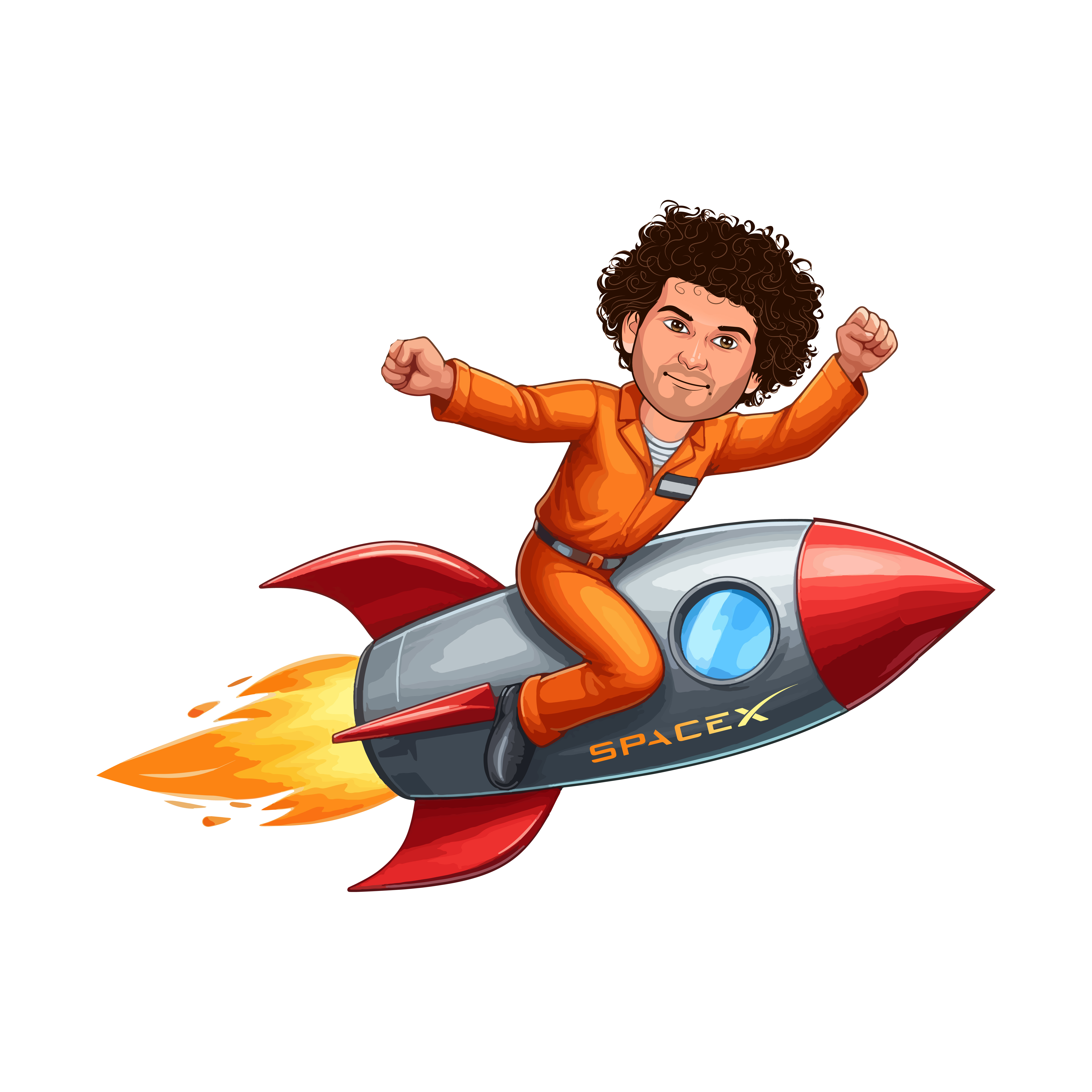 Space Escape | Rocket Ride | SpaceX Prison Break | avatar caricature caricatures cartoon art cartoon character cartoon illustration cartoon logo cartoon portrait cartooning cartoonist cartoons character art children book illustration comic art cute art funny character mascot character mascot logo mascotlogo vector portrait