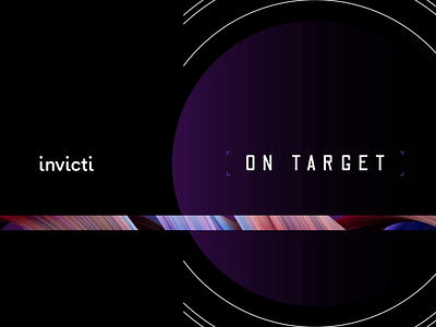 InVicti On Target b2b bold branding conference decks event presentation security