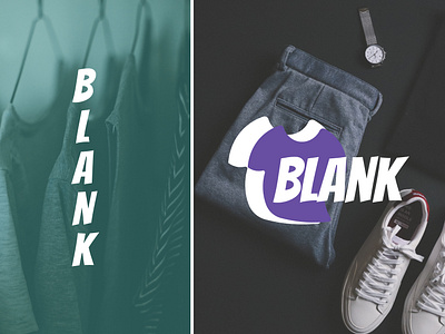 Blank - merchandise shop brand logo app arthint brand brand identity design branding business logo creative design ecommerce icon design illustration logo logo 2024 logo trend merchandise packaging design shop logo design stationery design tshirt website