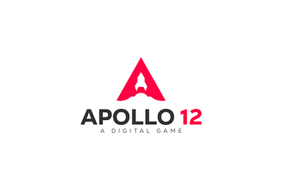 A Modern Negative Space Logo Design Based on Apollo Missions 11 apollo astraunaut branding cool creative design graphic design logo modern negative space professional rocket science unique vector