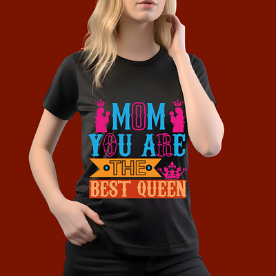 Mom T-shirt design branding creative custom t shirt graphic design logo mom t shirt mommy and me t mothersday retro t shirt selling t shirt t shirt vector vintage