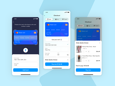 Daily UI #002 - Credit Card Checkout dailyui design uidesign