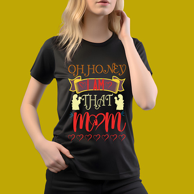 Mother's Day T-shirt Design brand design branding t shirt creative t shirt graphic design logo t shirt mom t shirt mommy t shirt retro t shirt vantage t shirt vector t shirt