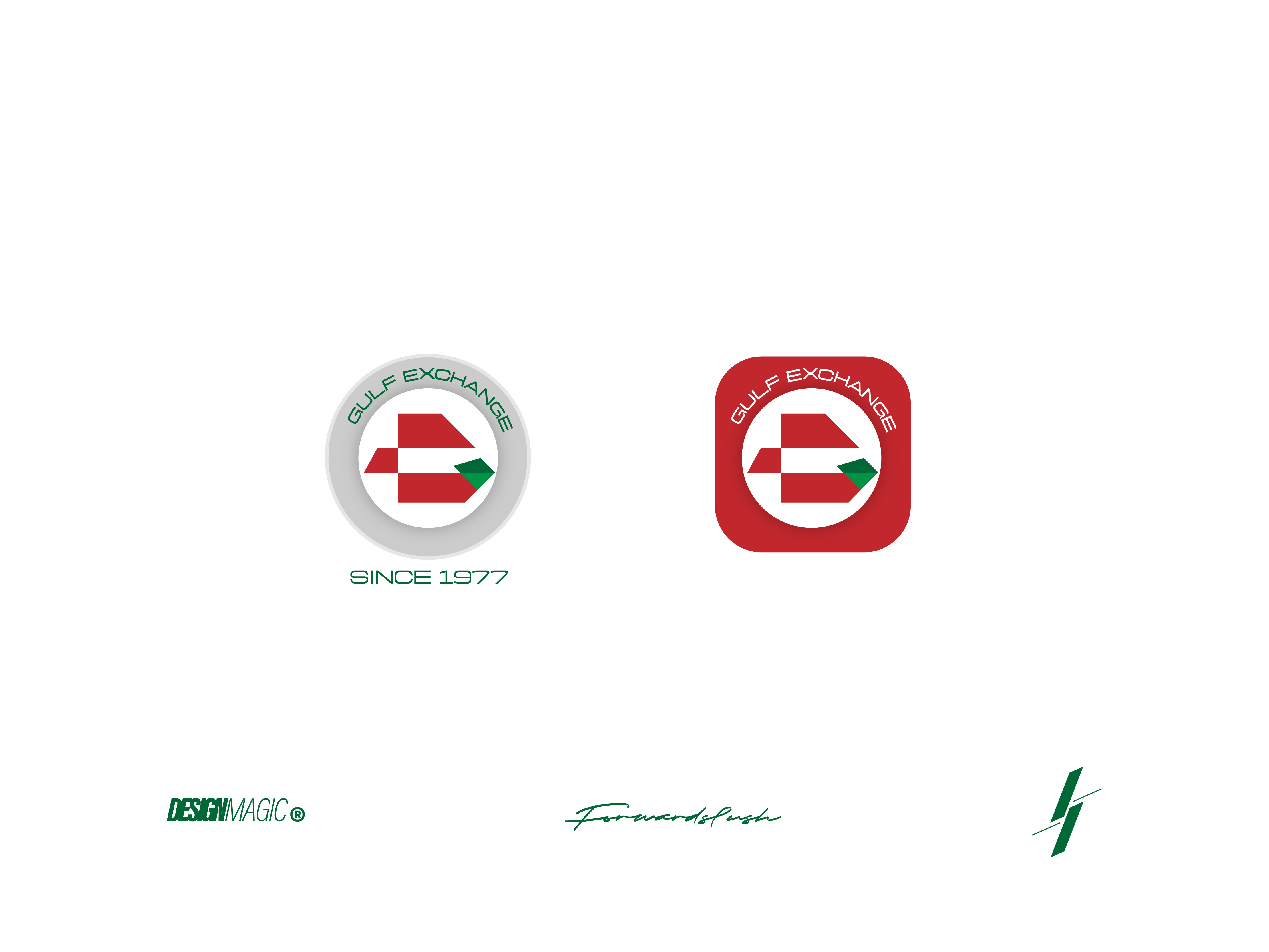 Gulf Exchange branding design graphic design icon illustration logo minimal ui ux vector