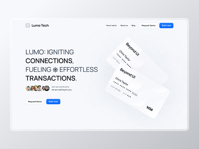 Landing page hero section UI - Beyond UI beyond ui design design system figma free ui kit hero section hero section ui homepage ui landing page landing page ui landing ui modern design ui website header website ui website ui design