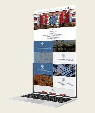 Cochin jewish center website UX/UI