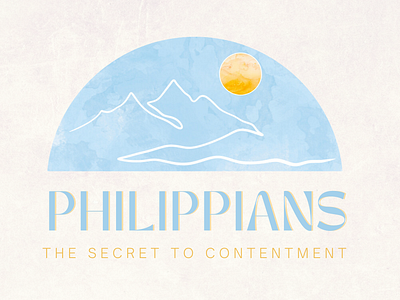 Philippians Series Graphic graphic design typography