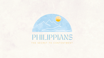 Philippians Series Graphic graphic design typography