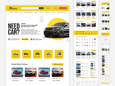 PJmobil car design web graphic design ui ui ux web web car web car sell web company web company profile web design