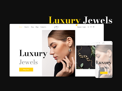 The Jewellery Shop design ui ux