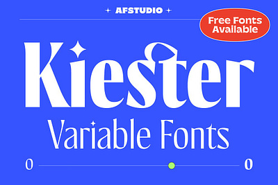 Kiester - Variable Display display display fonts display typefaces family font family free font freebies ligatures minimal minimalist modern poster poster display sans typography poster variable