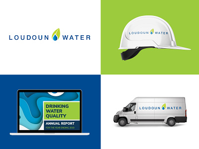 Loudoun Water Rebrand brand design branding graphic design logo utility water
