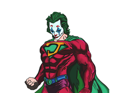 Joker color dc dcart design graphic design illustration illustrator joker procreate vector
