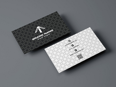 Business Card Design 3 company contact info visiting card