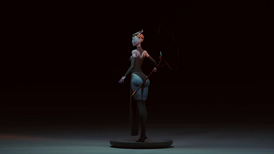 "SOZY" THE QUEEN OF THE DARK 3d character design modeling