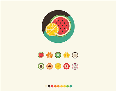 FRUITRIS (game UI design) game design graphic design illustration logo ui