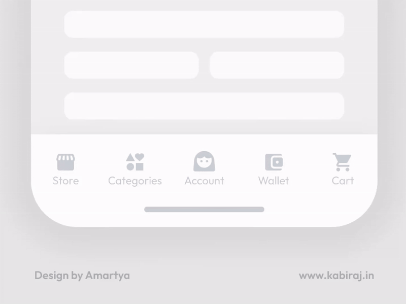 Tab Bar Animation animation app app screens motion graphics tab bar tabbar toolbar ui ux