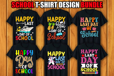 100th day of school T-shirt Design Bundle t shirt design bundle
