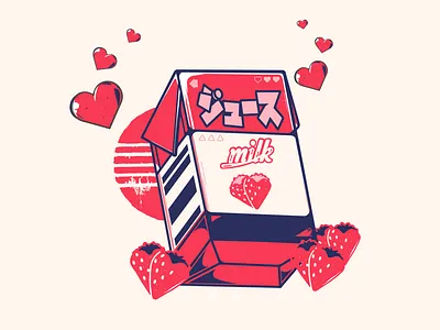 Kawaii Strawberry Milk 🍓 choccy milk quote cute enjoy irony kawaii strawberry milk manga lovers gift meme world men women boys sarcasm lovers great sarcastic individuals