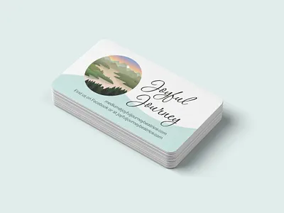 Business Cards - Joyful Journey branding logo