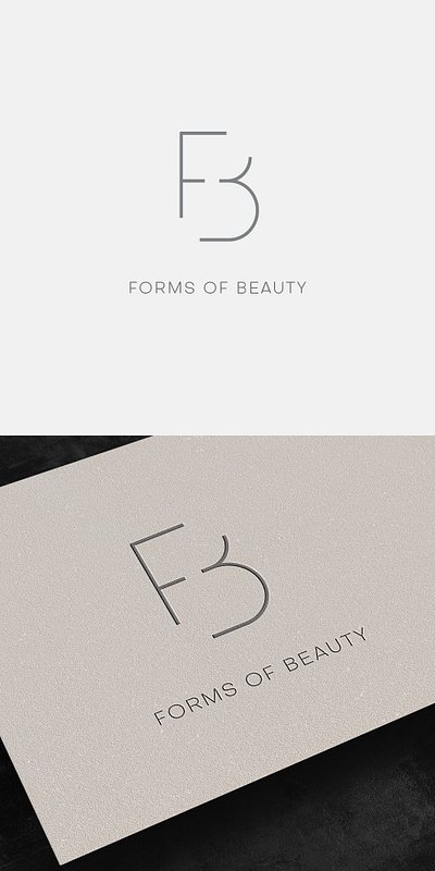 MINIMAL LOGO - FB beauty bf branding design fb graphic design icon illustration logo minimal monogram simple typography vector wordmark