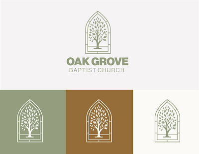 Oak Grove Logo branding christian church churchdesign design graphic design illustration logo