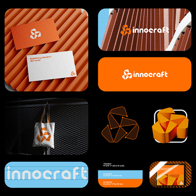 Innocraft Branding brand guidlines brand identity logo design modern logo visual identity