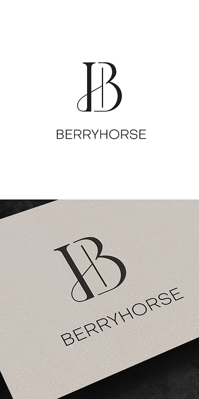 LOGO - BH bh branding design graphic design hb icon illustration logo minimal monogram simple typography vector wordmark