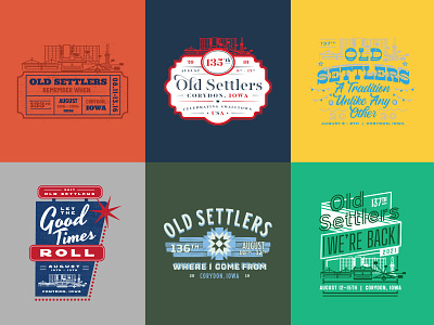 Old Settlers T-Shirt Designs carnival event shirt iowa shirt design t shirt design