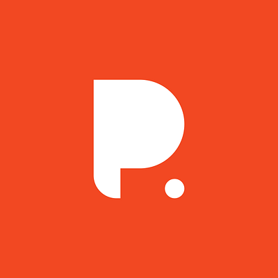 P. branding logo