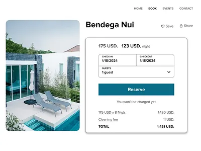 Booking System booking bookingform bookingsystem card design form inspiration ui ux