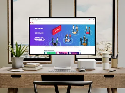 Meetup Hero Image visual impact design