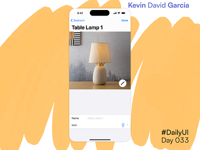 #DailyUI Day 33: Customize product customize dailyui edit smart home